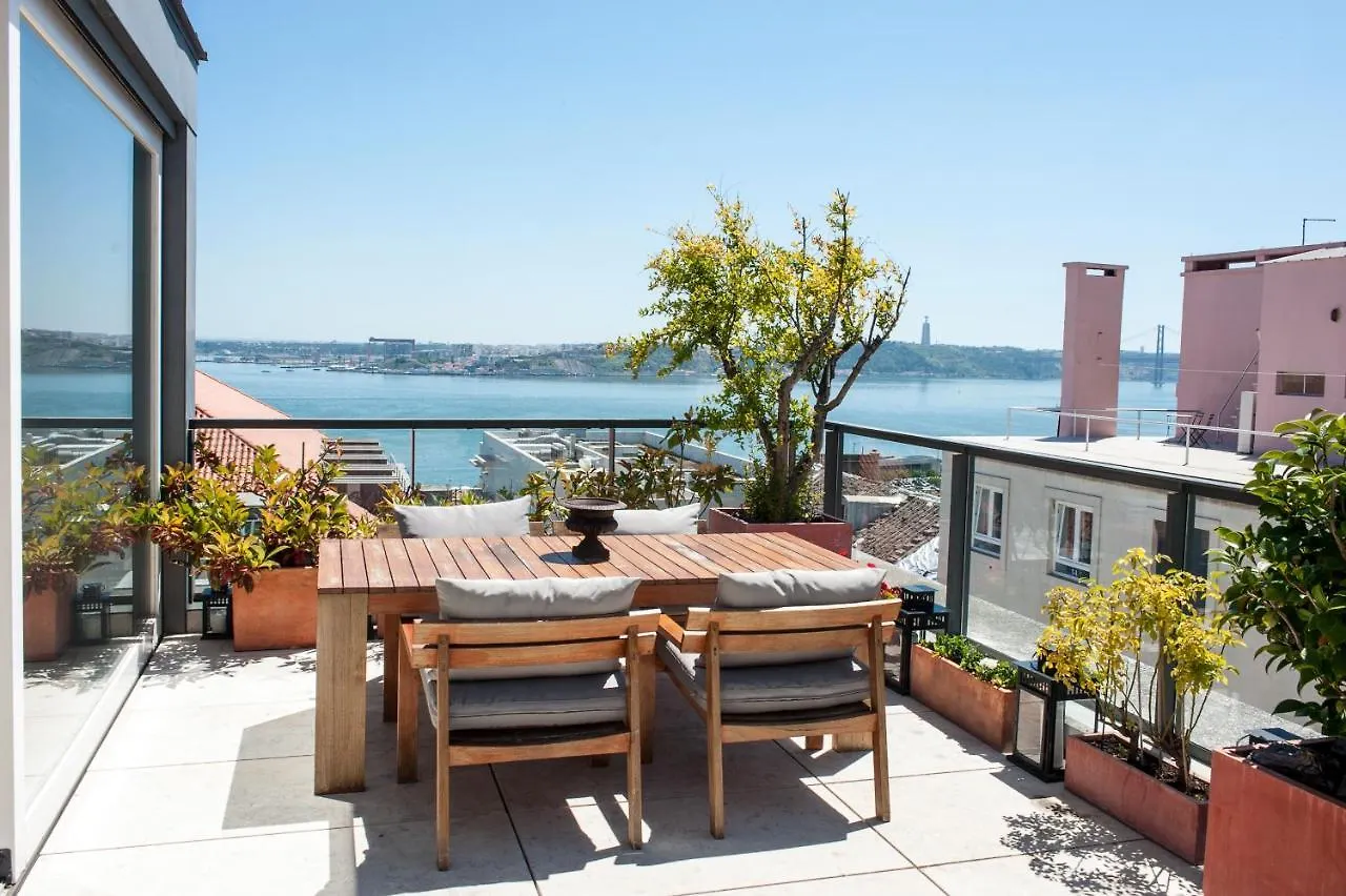 شقة Lisbon Chiado Penthouse